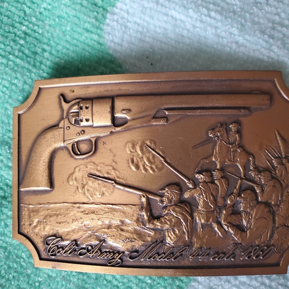 Colt Army Model 1860 Brass Belt Buckle - Picture 6 of 6